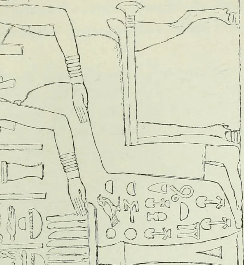 An illustration from Histoire de l'art dans l'antiquité: Égypte, Assyrie, Perse, Asie Mineure, Grece, Etrurie, Rome, 1882, leaf 778