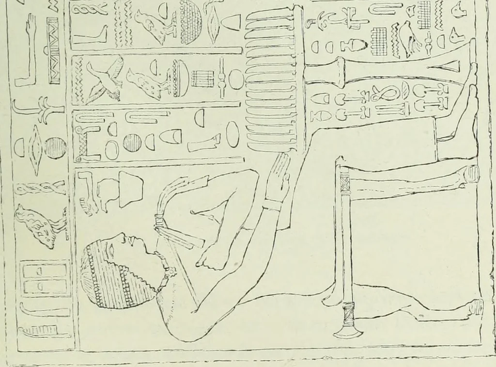 An illustration from Histoire de l'art dans l'antiquité: Égypte, Assyrie, Perse, Asie Mineure, Grece, Etrurie, Rome, 1882, leaf 778