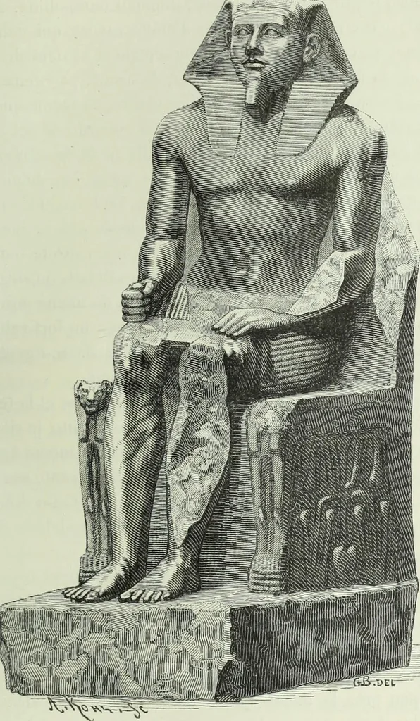 An illustration from Histoire de l'art dans l'antiquité: Égypte, Assyrie, Perse, Asie Mineure, Grece, Etrurie, Rome, 1882, leaf 784