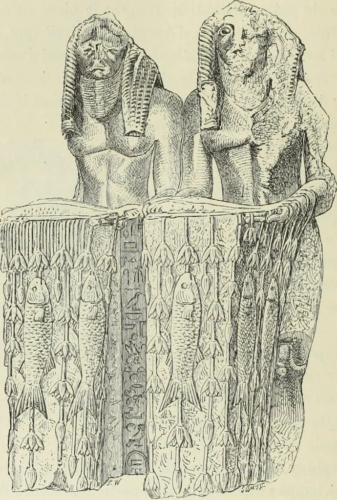 An illustration from Histoire de l'art dans l'antiquité: Égypte, Assyrie, Perse, Asie Mineure, Grece, Etrurie, Rome, 1882, leaf 795