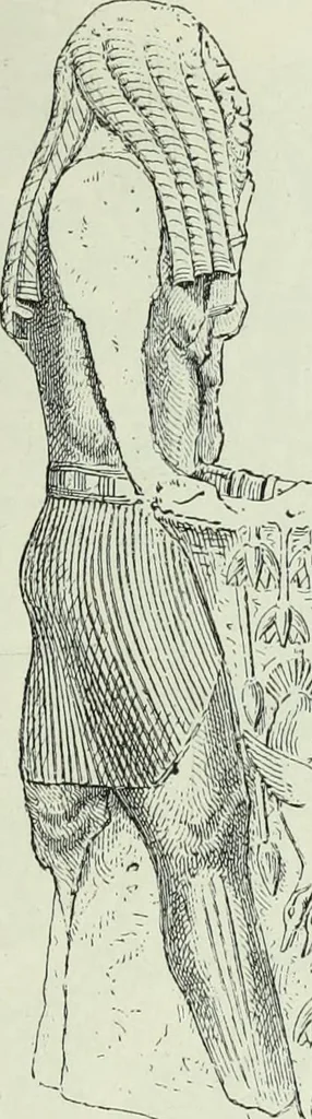 An illustration from Histoire de l'art dans l'antiquité: Égypte, Assyrie, Perse, Asie Mineure, Grece, Etrurie, Rome, 1882, leaf 796