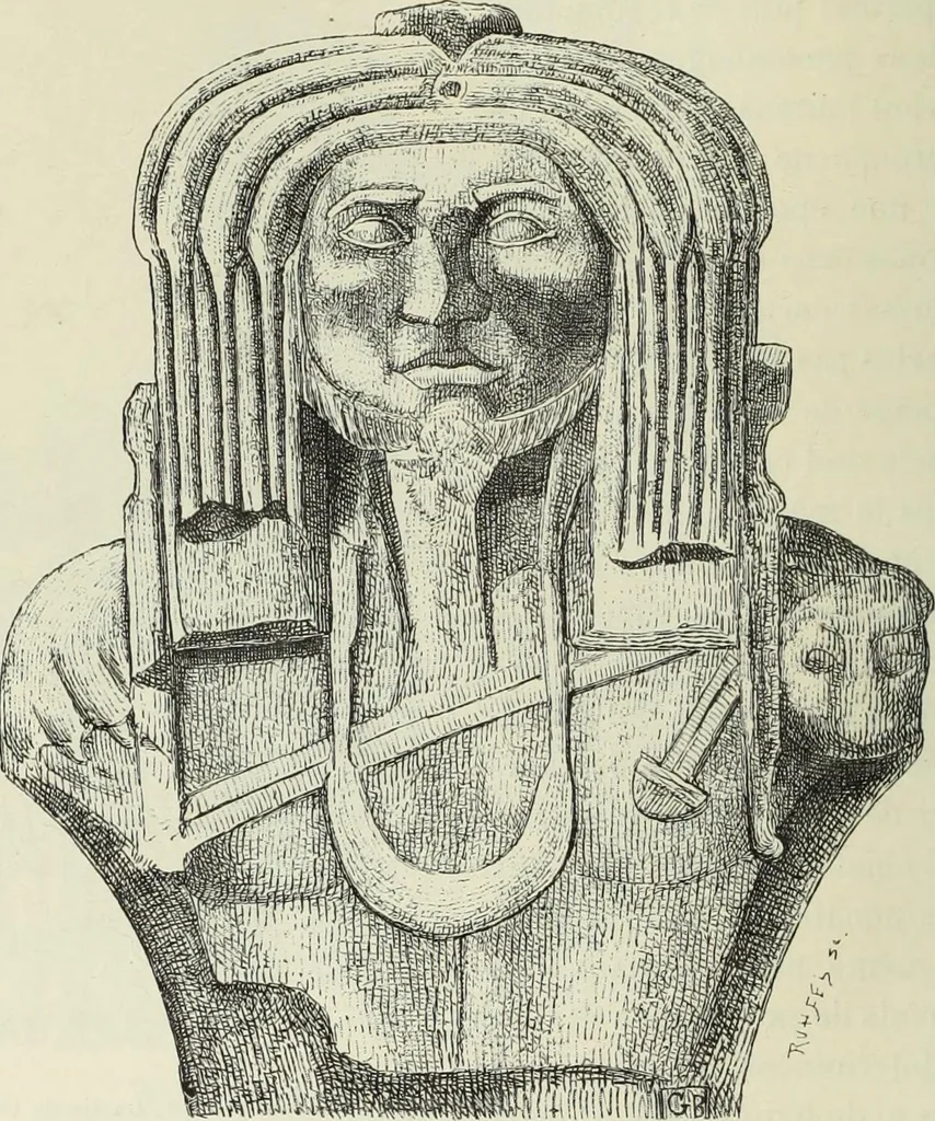 An illustration from Histoire de l'art dans l'antiquité: Égypte, Assyrie, Perse, Asie Mineure, Grece, Etrurie, Rome, 1882, leaf 797