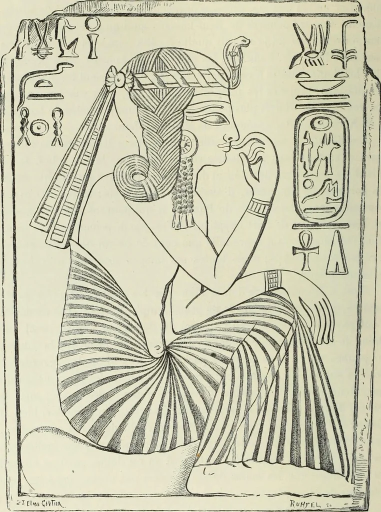 An illustration from Histoire de l'art dans l'antiquité: Égypte, Assyrie, Perse, Asie Mineure, Grece, Etrurie, Rome, 1882, leaf 819