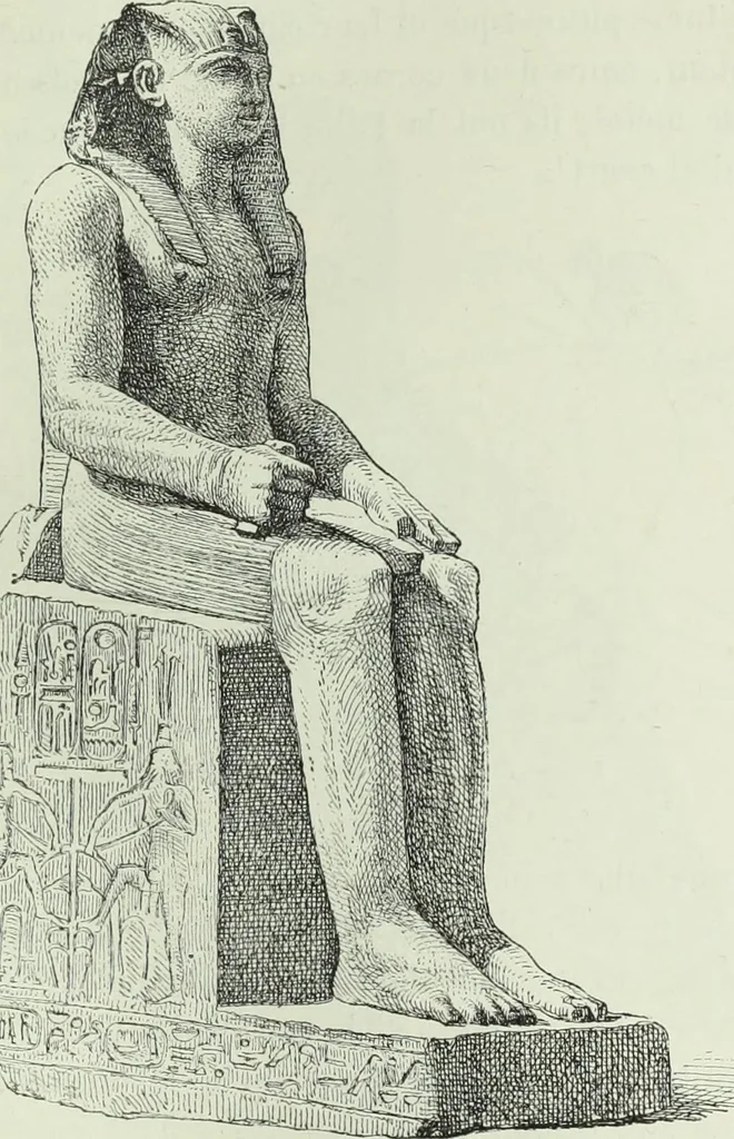 An illustration from Histoire de l'art dans l'antiquité: Égypte, Assyrie, Perse, Asie Mineure, Grece, Etrurie, Rome, 1882, leaf 820