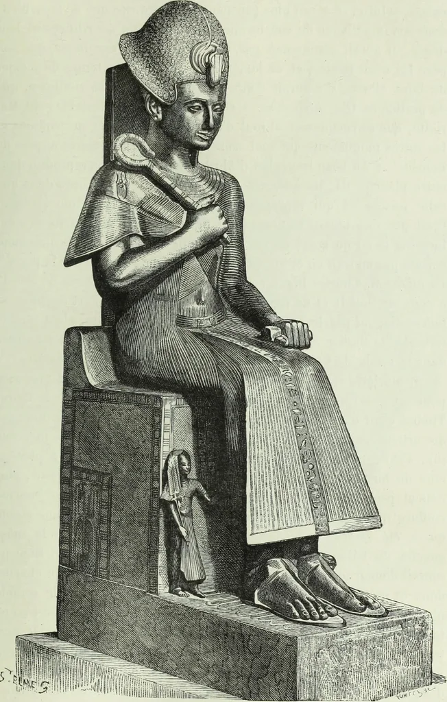 An illustration from Histoire de l'art dans l'antiquité: Égypte, Assyrie, Perse, Asie Mineure, Grece, Etrurie, Rome, 1882, leaf 822