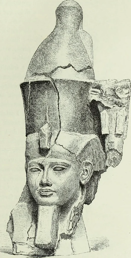 An illustration from Histoire de l'art dans l'antiquité: Égypte, Assyrie, Perse, Asie Mineure, Grece, Etrurie, Rome, 1882, leaf 824