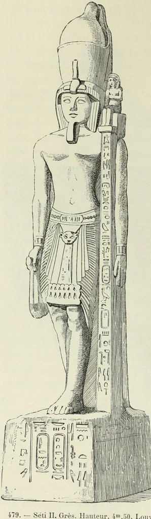 An illustration from Histoire de l'art dans l'antiquité: Égypte, Assyrie, Perse, Asie Mineure, Grece, Etrurie, Rome, 1882, leaf 825