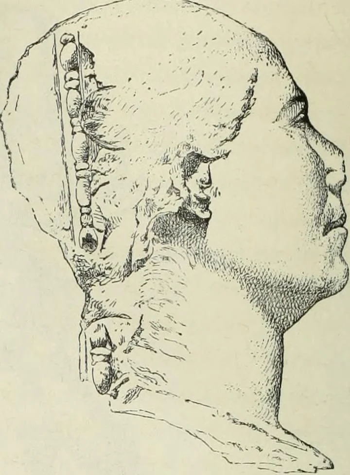An illustration from Histoire de l'art dans l'antiquité: Égypte, Assyrie, Perse, Asie Mineure, Grece, Etrurie, Rome, 1882, leaf 837