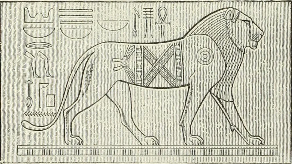 An illustration from Histoire de l'art dans l'antiquité: Égypte, Assyrie, Perse, Asie Mineure, Grece, Etrurie, Rome, 1882, leaf 843