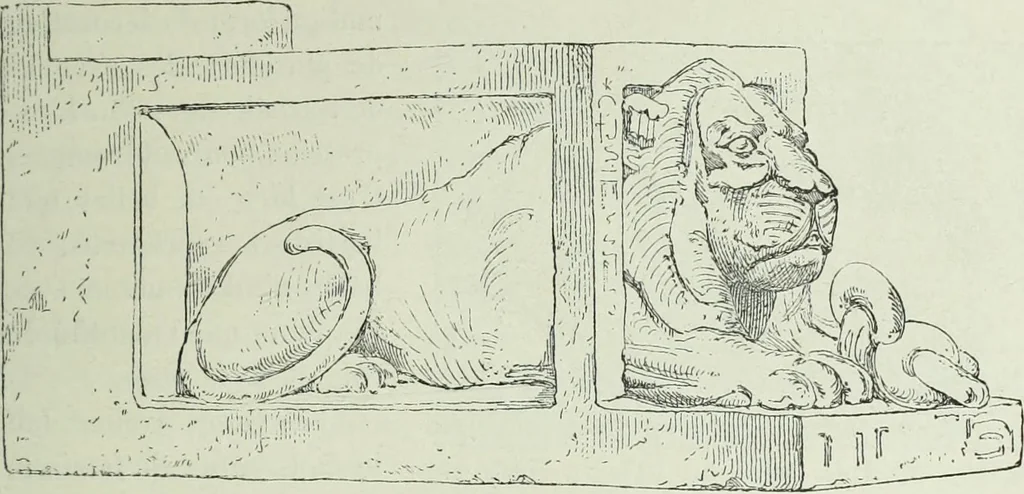 An illustration from Histoire de l'art dans l'antiquité: Égypte, Assyrie, Perse, Asie Mineure, Grece, Etrurie, Rome, 1882, leaf 844