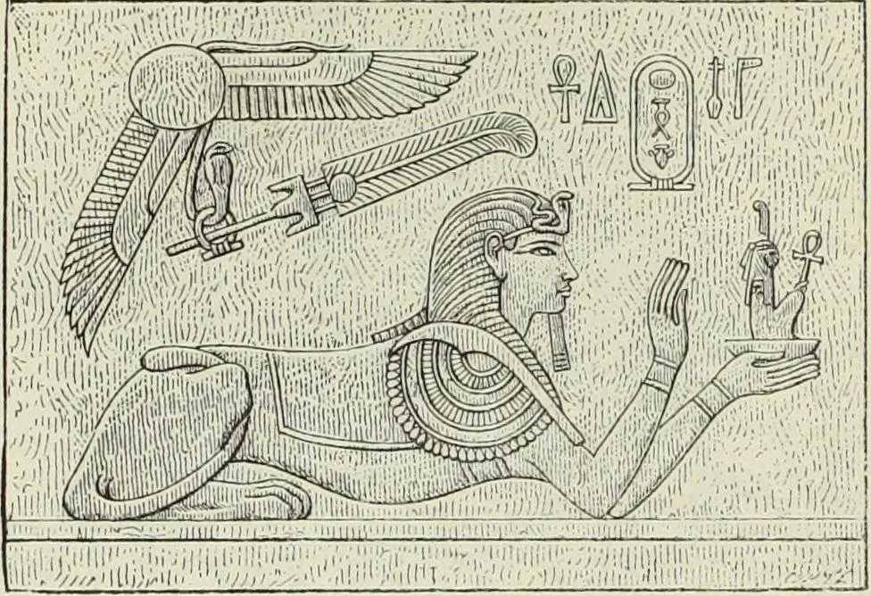 An illustration from Histoire de l'art dans l'antiquité: Égypte, Assyrie, Perse, Asie Mineure, Grece, Etrurie, Rome, 1882, leaf 845