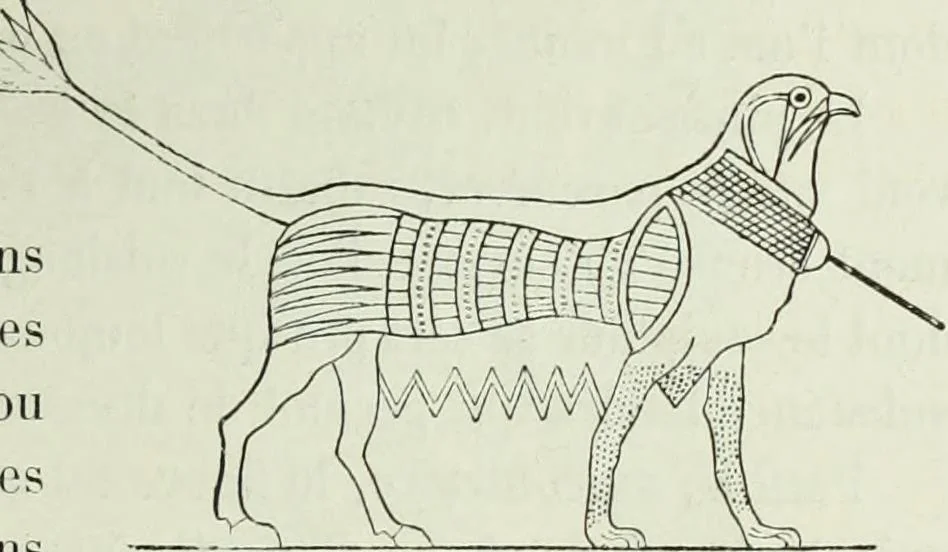 An illustration from Histoire de l'art dans l'antiquité: Égypte, Assyrie, Perse, Asie Mineure, Grece, Etrurie, Rome, 1882, leaf 846