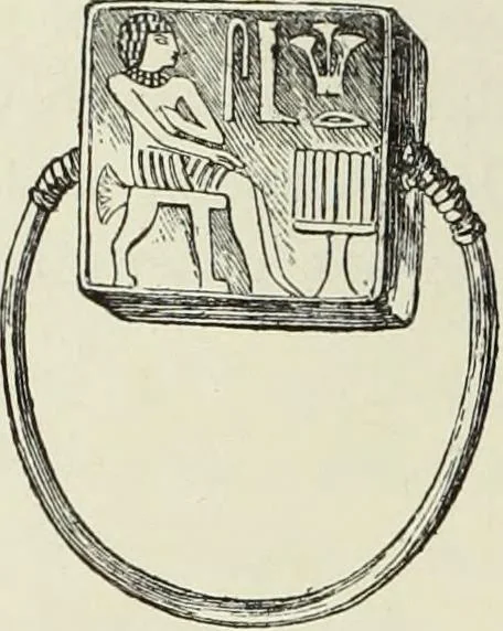 An illustration from Histoire de l'art dans l'antiquité: Égypte, Assyrie, Perse, Asie Mineure, Grece, Etrurie, Rome, 1882, leaf 851
