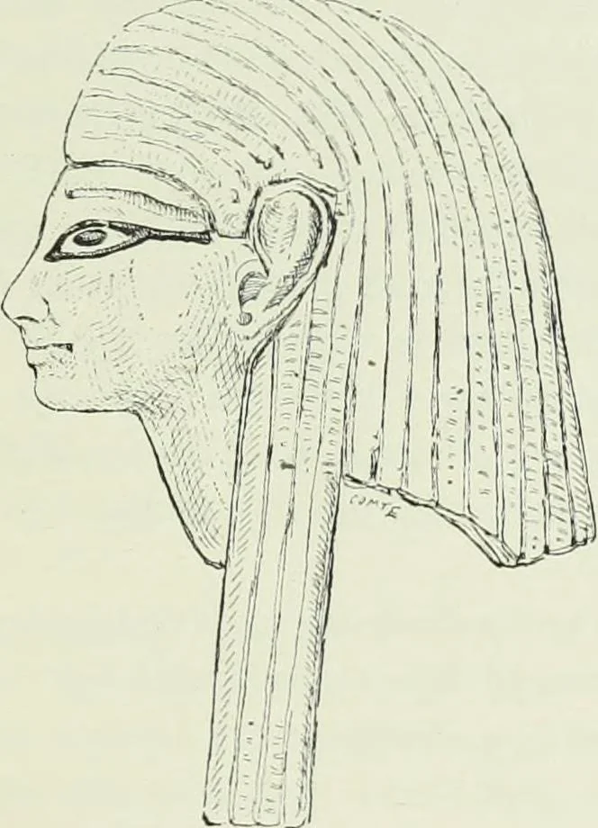 An illustration from Histoire de l'art dans l'antiquité: Égypte, Assyrie, Perse, Asie Mineure, Grece, Etrurie, Rome, 1882, leaf 86