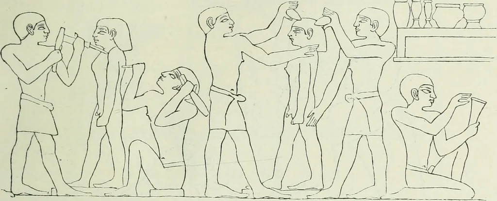 An illustration from Histoire de l'art dans l'antiquité: Égypte, Assyrie, Perse, Asie Mineure, Grece, Etrurie, Rome, 1882, leaf 868