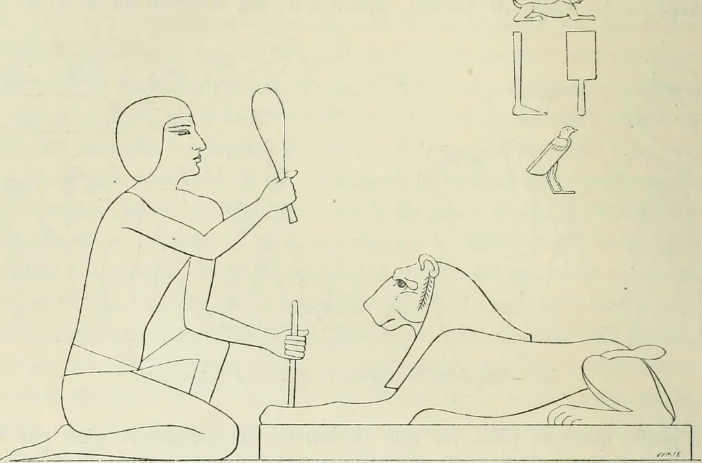 An illustration from Histoire de l'art dans l'antiquité: Égypte, Assyrie, Perse, Asie Mineure, Grece, Etrurie, Rome, 1882, leaf 869