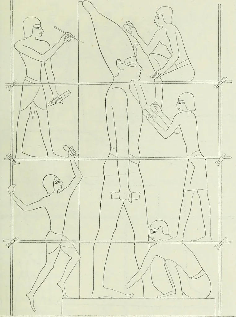 An illustration from Histoire de l'art dans l'antiquité: Égypte, Assyrie, Perse, Asie Mineure, Grece, Etrurie, Rome, 1882, leaf 870
