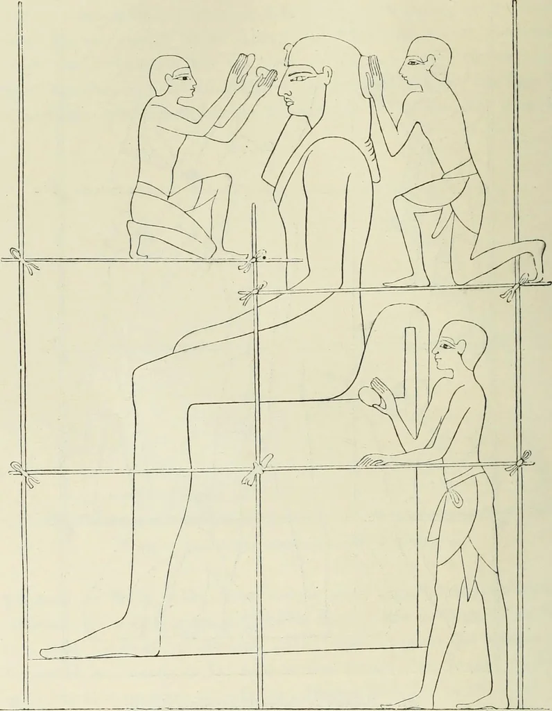 An illustration from Histoire de l'art dans l'antiquité: Égypte, Assyrie, Perse, Asie Mineure, Grece, Etrurie, Rome, 1882, leaf 871