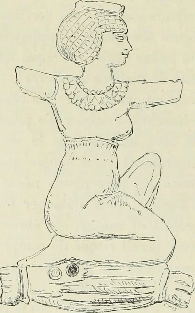 An illustration from Histoire de l'art dans l'antiquité: Égypte, Assyrie, Perse, Asie Mineure, Grece, Etrurie, Rome, 1882, leaf 875