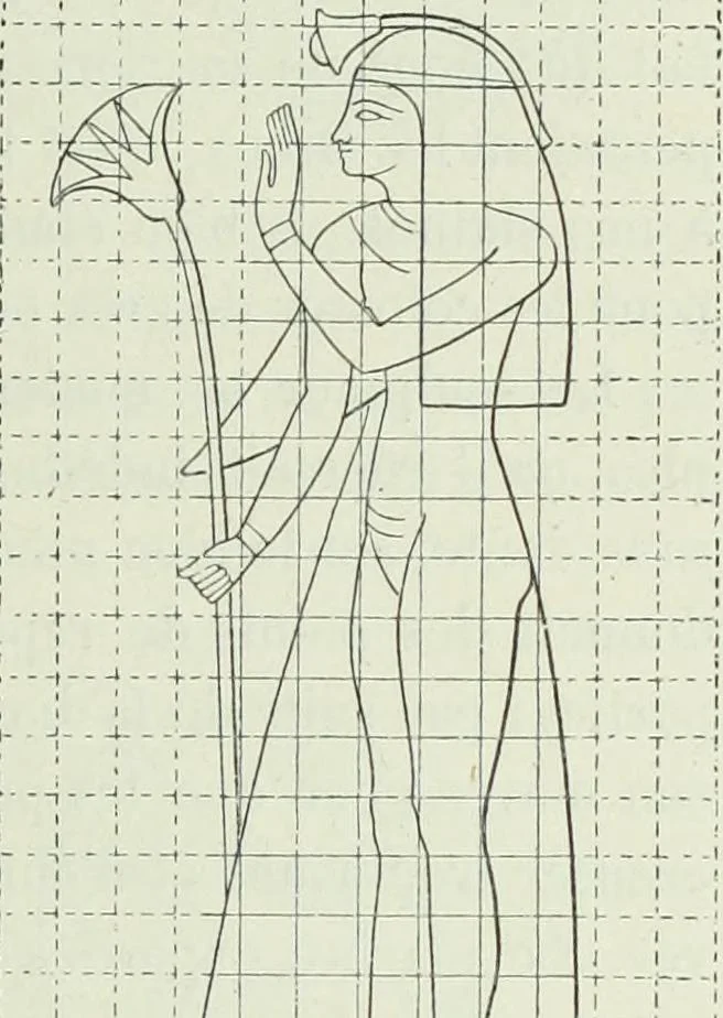 An illustration from Histoire de l'art dans l'antiquité: Égypte, Assyrie, Perse, Asie Mineure, Grece, Etrurie, Rome, 1882, leaf 884