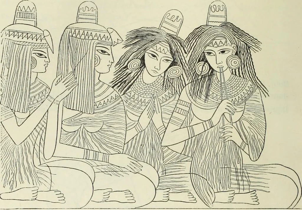 An illustration from Histoire de l'art dans l'antiquité: Égypte, Assyrie, Perse, Asie Mineure, Grece, Etrurie, Rome, 1882, leaf 907