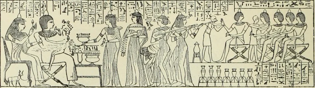 An illustration from Histoire de l'art dans l'antiquité: Égypte, Assyrie, Perse, Asie Mineure, Grece, Etrurie, Rome, 1882, leaf 909