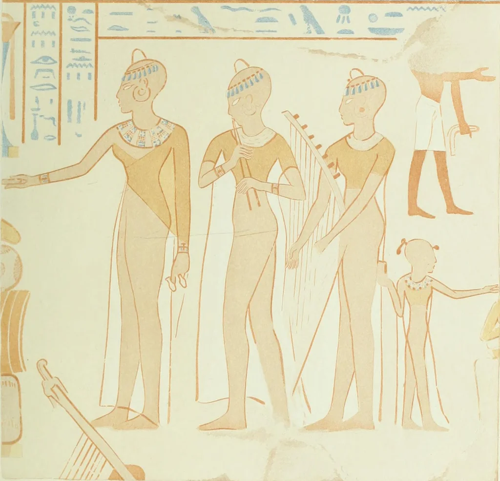 An illustration from Histoire de l'art dans l'antiquité: Égypte, Assyrie, Perse, Asie Mineure, Grece, Etrurie, Rome, 1882, leaf 910