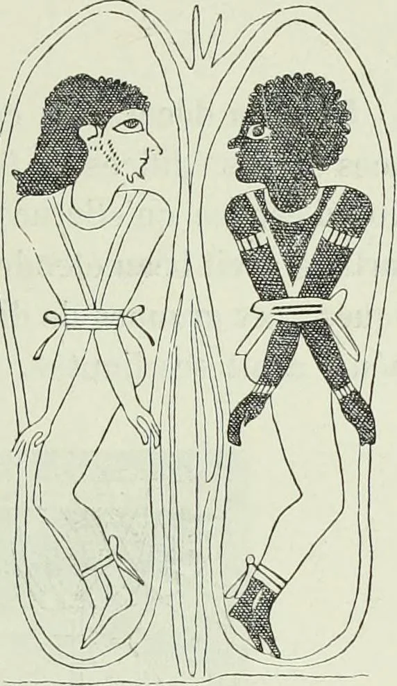 An illustration from Histoire de l'art dans l'antiquité: Égypte, Assyrie, Perse, Asie Mineure, Grece, Etrurie, Rome, 1882, leaf 920
