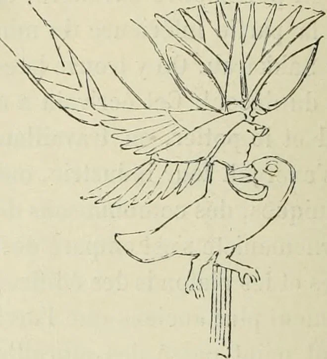 An illustration from Histoire de l'art dans l'antiquité: Égypte, Assyrie, Perse, Asie Mineure, Grece, Etrurie, Rome, 1882, leaf 929