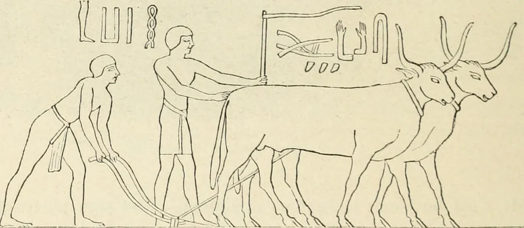 An illustration from Histoire de l'art dans l'antiquité: Égypte, Assyrie, Perse, Asie Mineure, Grece, Etrurie, Rome, 1882, leaf 93