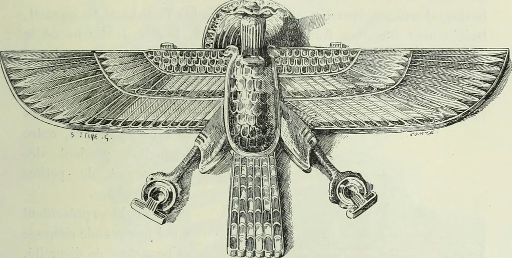 An illustration from Histoire de l'art dans l'antiquité: Égypte, Assyrie, Perse, Asie Mineure, Grece, Etrurie, Rome, 1882, leaf 954