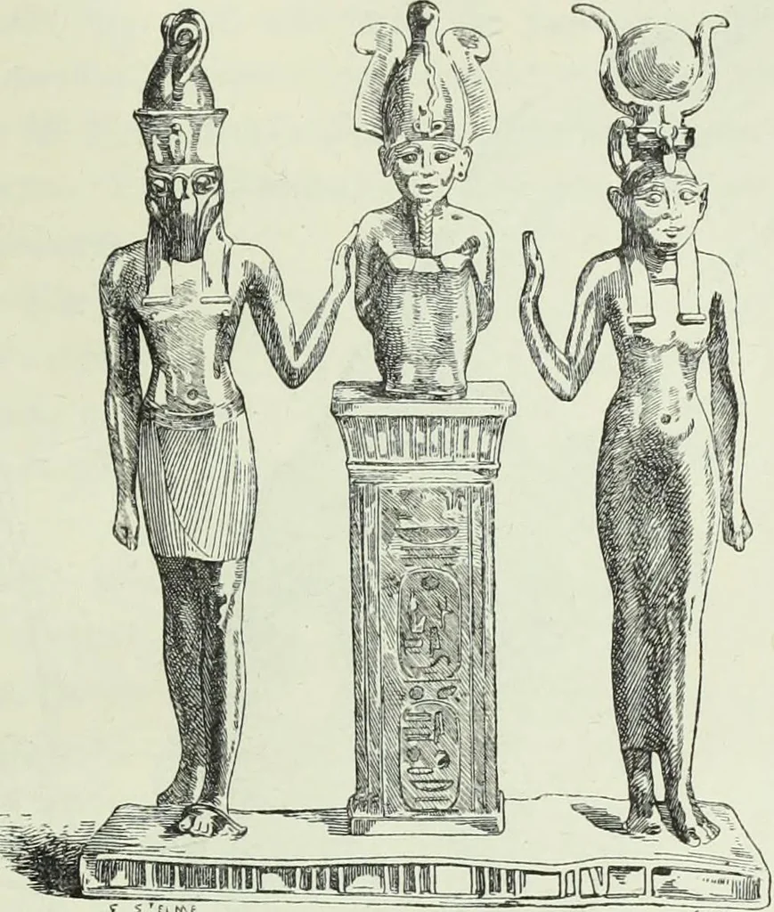 An illustration from Histoire de l'art dans l'antiquité: Égypte, Assyrie, Perse, Asie Mineure, Grece, Etrurie, Rome, 1882, leaf 958