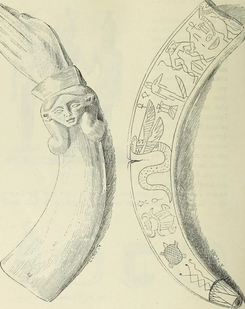 An illustration from Histoire de l'art dans l'antiquité: Égypte, Assyrie, Perse, Asie Mineure, Grece, Etrurie, Rome, 1882, leaf 959