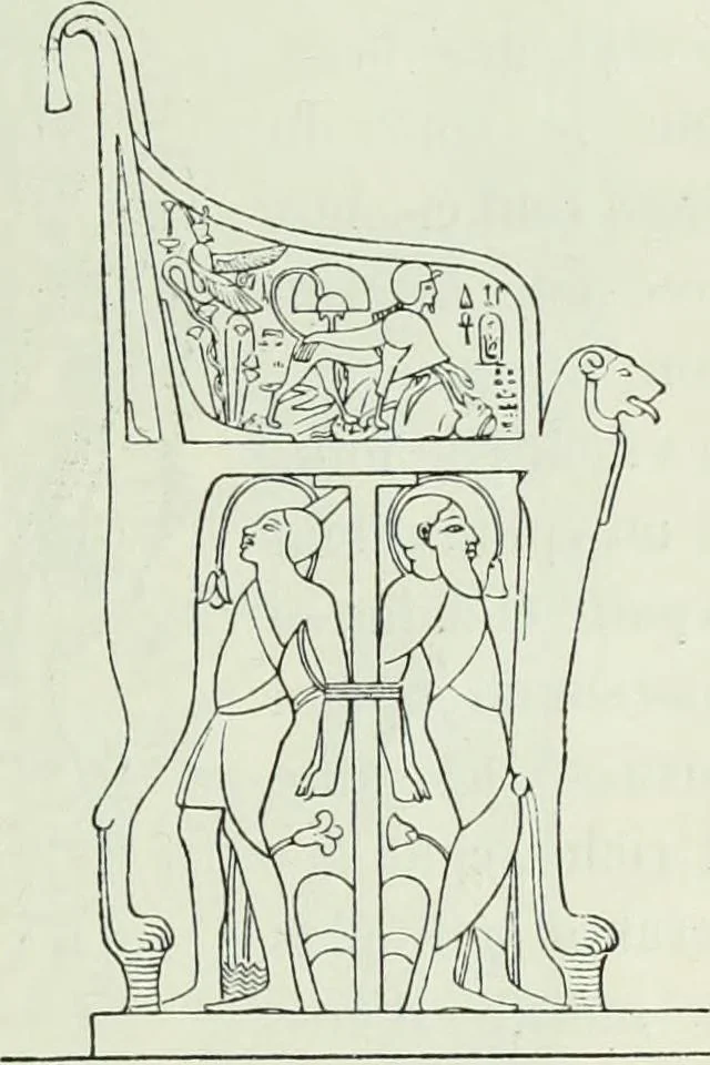 An illustration from Histoire de l'art dans l'antiquité: Égypte, Assyrie, Perse, Asie Mineure, Grece, Etrurie, Rome, 1882, leaf 964