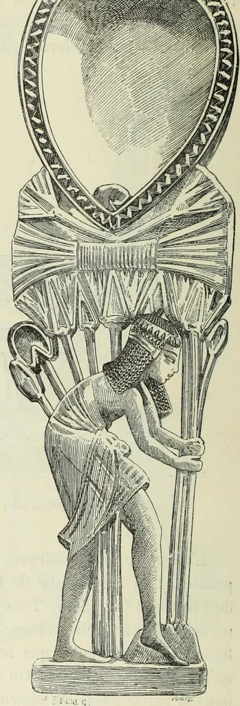 An illustration from Histoire de l'art dans l'antiquité: Égypte, Assyrie, Perse, Asie Mineure, Grece, Etrurie, Rome, 1882, leaf 965