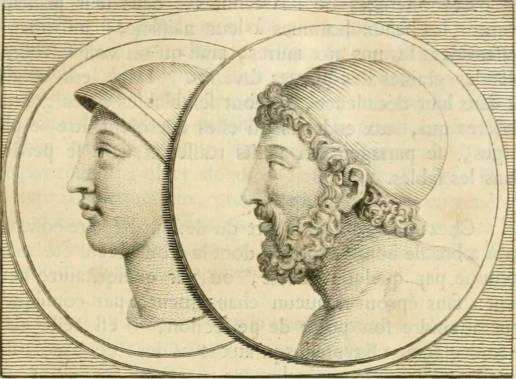 An illustration from Histoire de l'art de l'antiquité, 1781, leaf 202