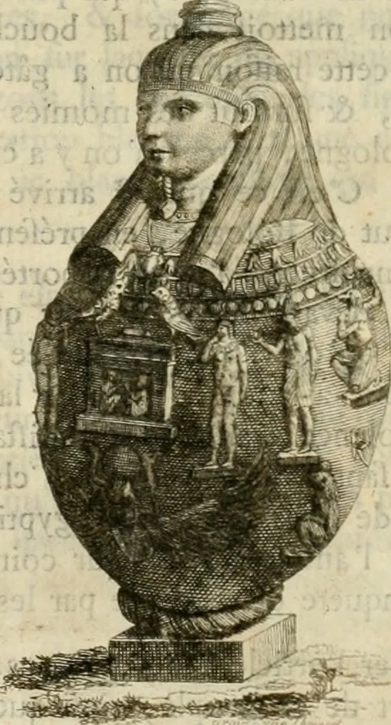 An illustration from Histoire de l'art de l'antiquité, 1781, leaf 317
