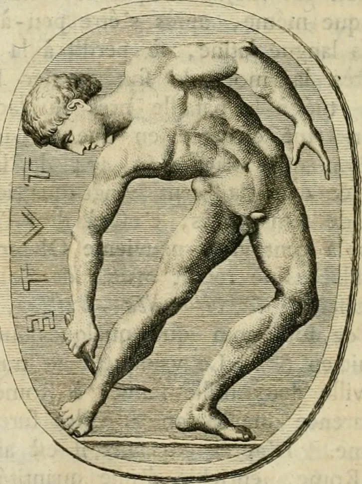 An illustration from Histoire de l'art de l'antiquité, 1781, leaf 347