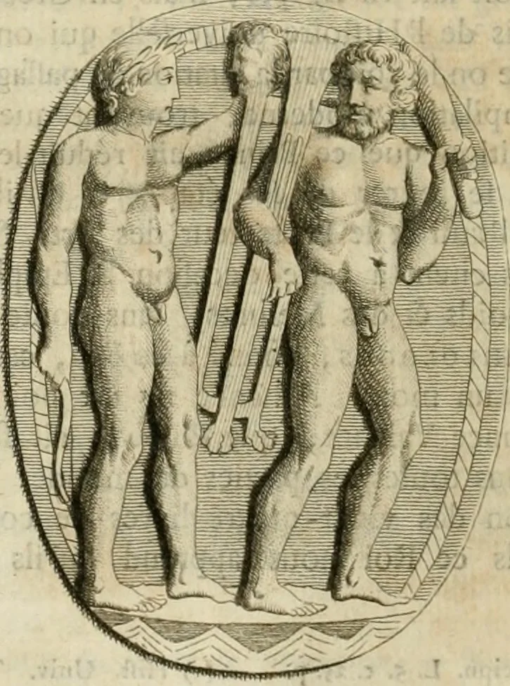 An illustration from Histoire de l'art de l'antiquité, 1781, leaf 141
