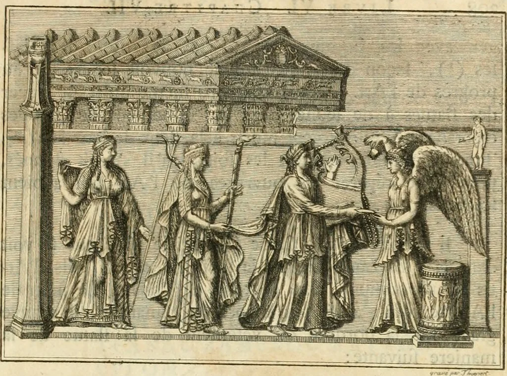 An illustration from Histoire de l'art de l'antiquité, 1781, leaf 212
