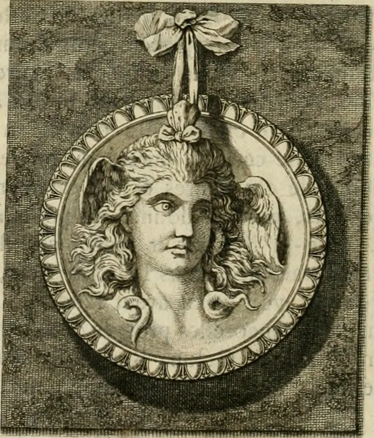 An illustration from Histoire de l'art de l'antiquité, 1781, leaf 27