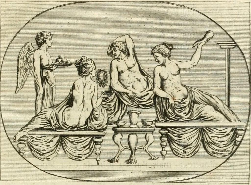 An illustration from Histoire de l'art de l'antiquité, 1781, leaf 6