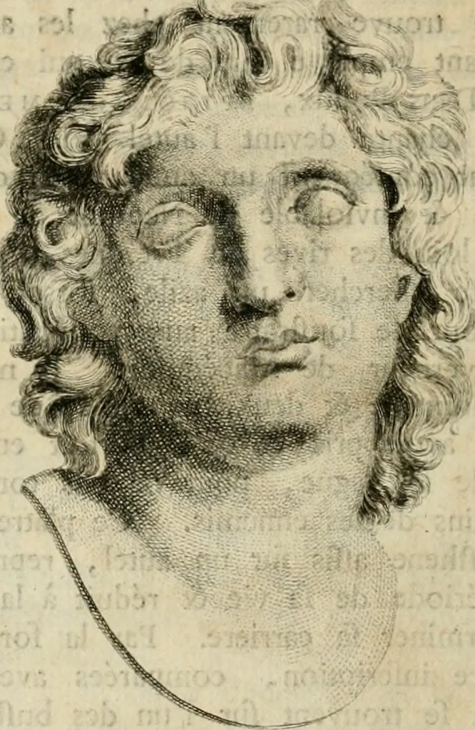 An illustration from Histoire de l'art de l'antiquité, 1781, leaf 97