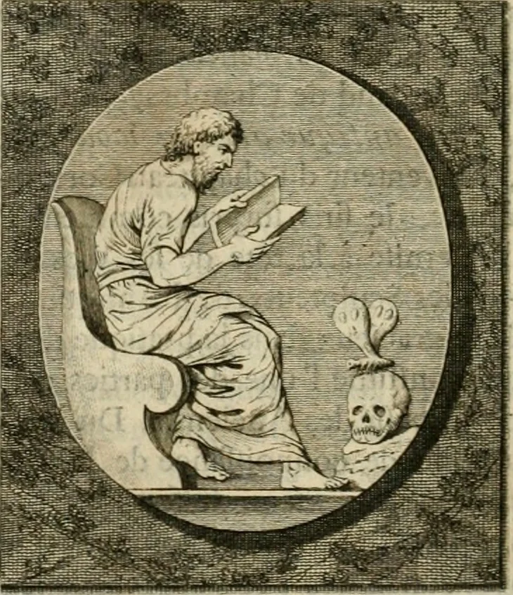 An illustration from Histoire de l'art de l'antiquité, 1781, leaf 223