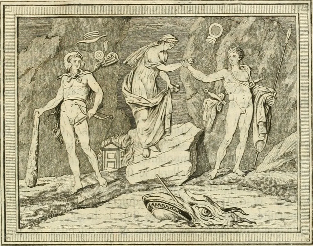 An illustration from Histoire de l'art de l'antiquité, 1781, leaf 224