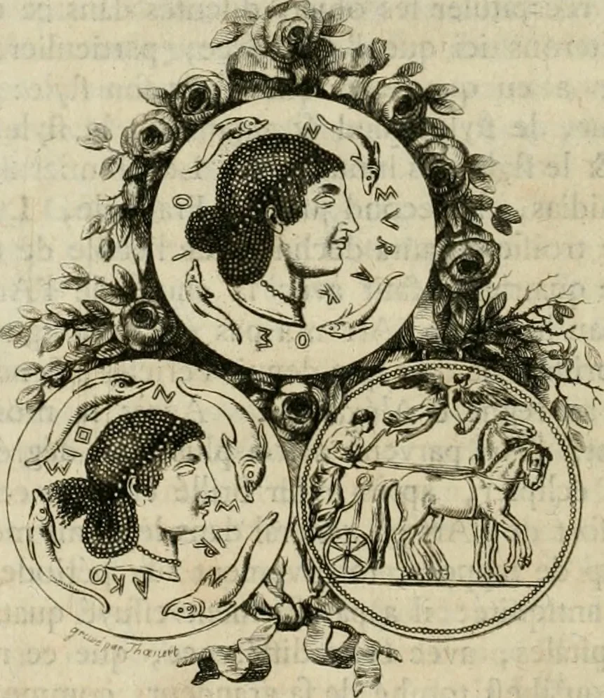 An illustration from Histoire de l'art de l'antiquité, 1781, leaf 275