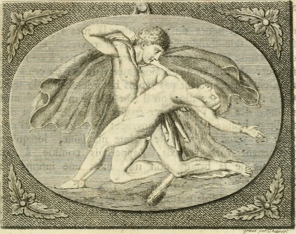 An illustration from Histoire de l'art de l'antiquité, 1781, leaf 30