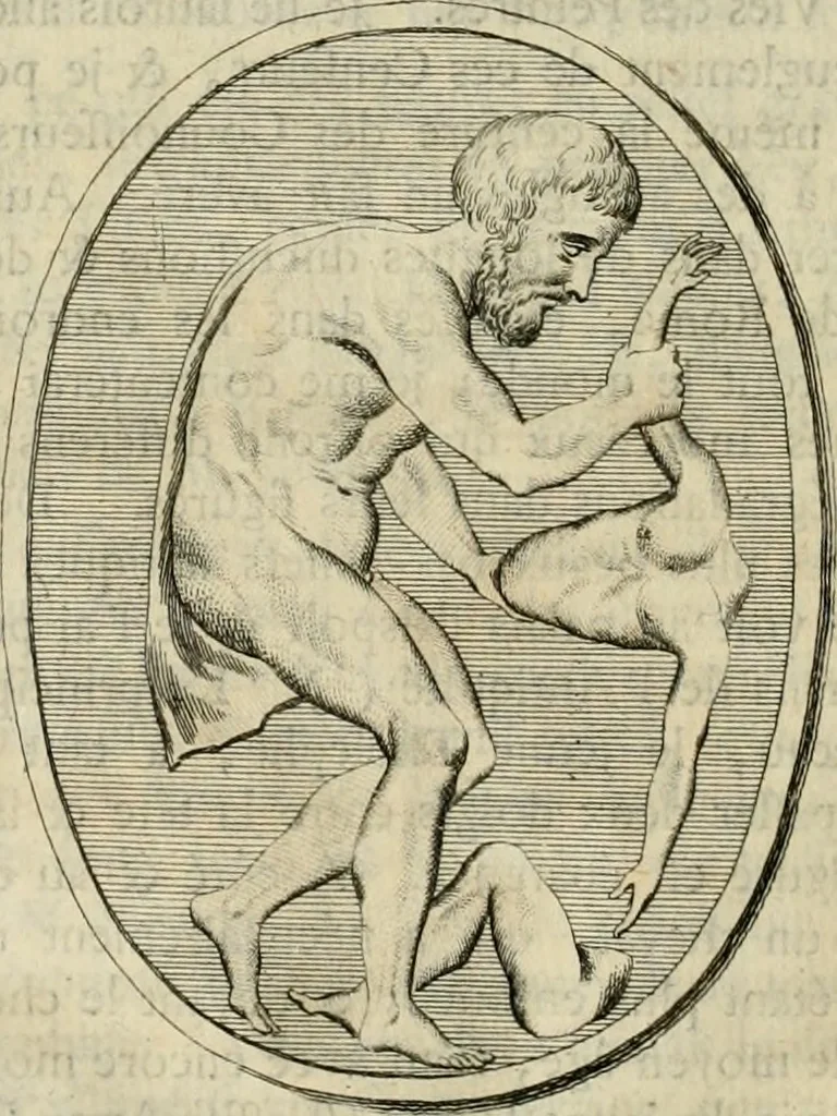 An illustration from Histoire de l'art de l'antiquité, 1781, leaf 321