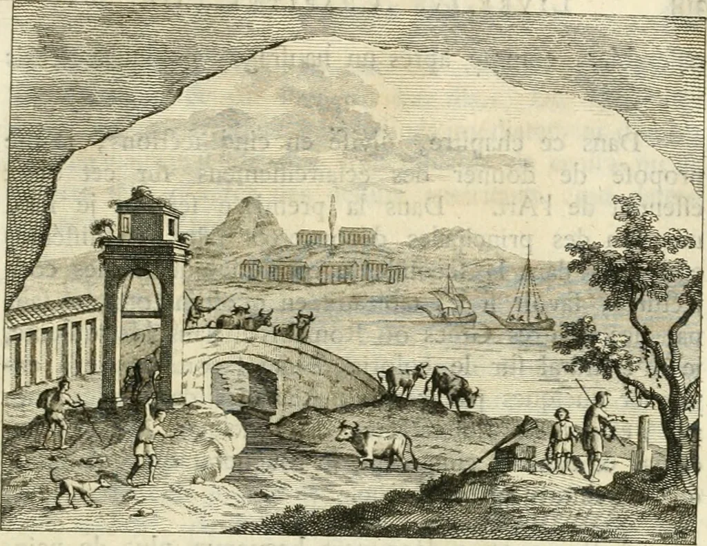 An illustration from Histoire de l'art de l'antiquité, 1781, leaf 322