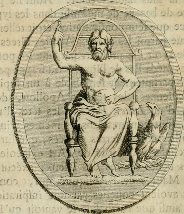 An illustration from Histoire de l'art de l'antiquité, 1781, leaf 95